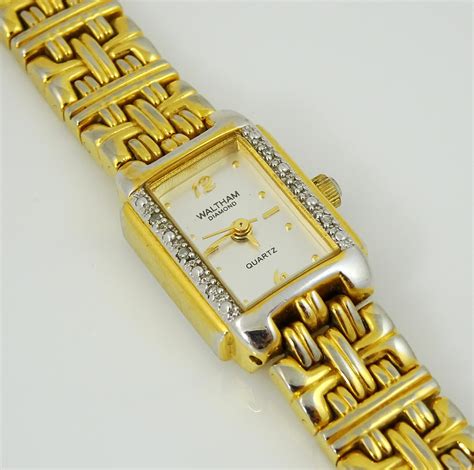 quartz diamond watch